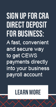 CRA Direct Deposit for Businesses