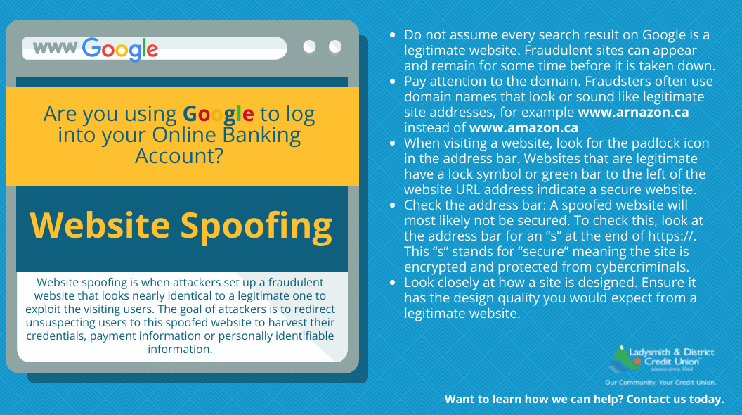 Website Spoofing